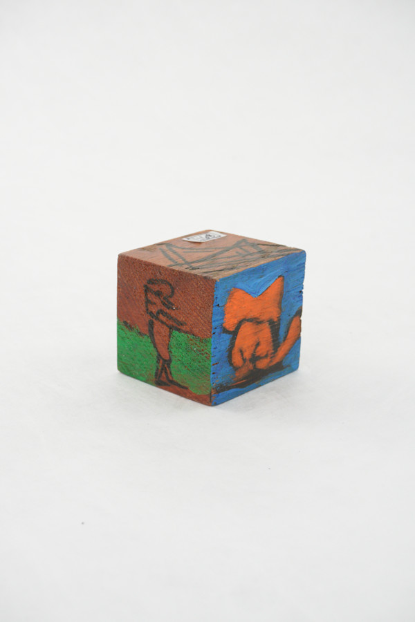 Hand Painted Wood Block by Rumiko "Rumi"  Tsuda Estate
