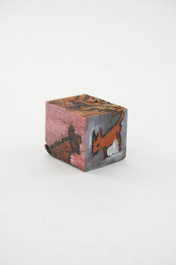 Hand Painted Wood Block by Rumiko "Rumi"  Tsuda Estate