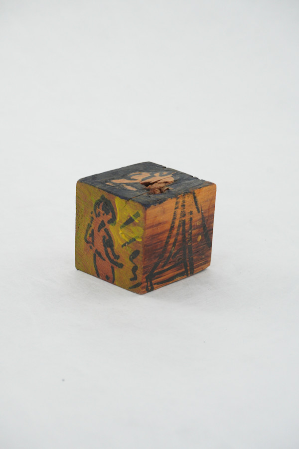 Hand Painted Wood Block by Rumiko "Rumi"  Tsuda Estate