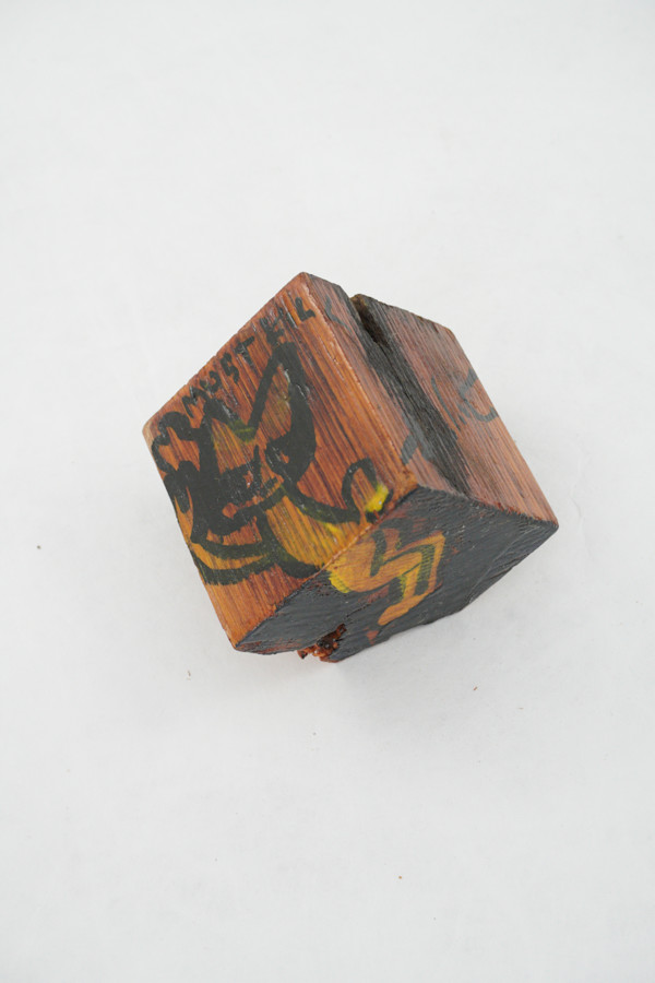 Hand Painted Wood Block by Rumiko "Rumi"  Tsuda Estate