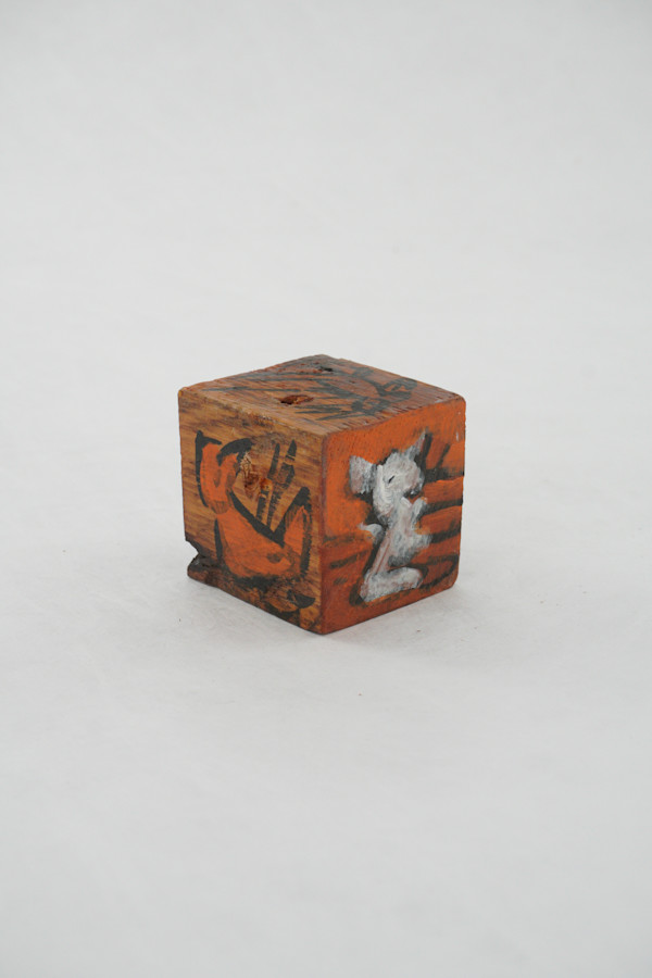 Hand Painted Wood Block by Rumiko "Rumi"  Tsuda Estate