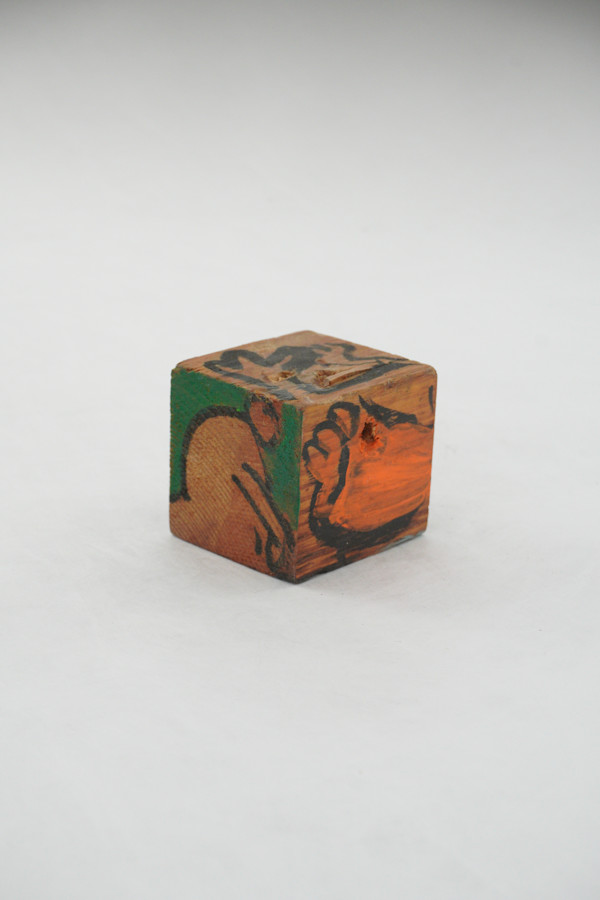 Hand Painted Wood Block by Rumiko "Rumi"  Tsuda Estate
