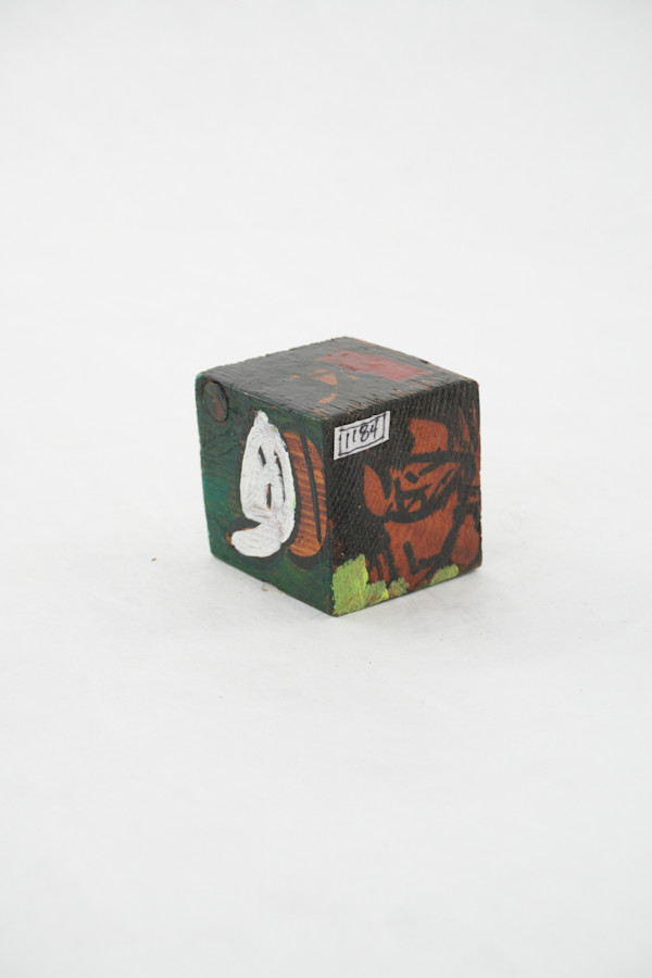 Hand Painted Wood Block by Rumiko "Rumi"  Tsuda Estate