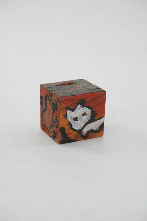 Hand Painted Wood Block by Rumiko "Rumi"  Tsuda Estate
