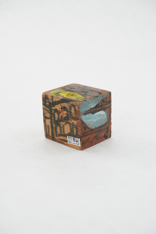 Hand Painted Wood Block by Rumiko "Rumi"  Tsuda Estate