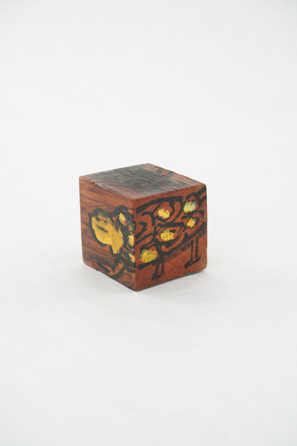 Hand Painted Wood Block by Rumiko "Rumi"  Tsuda Estate