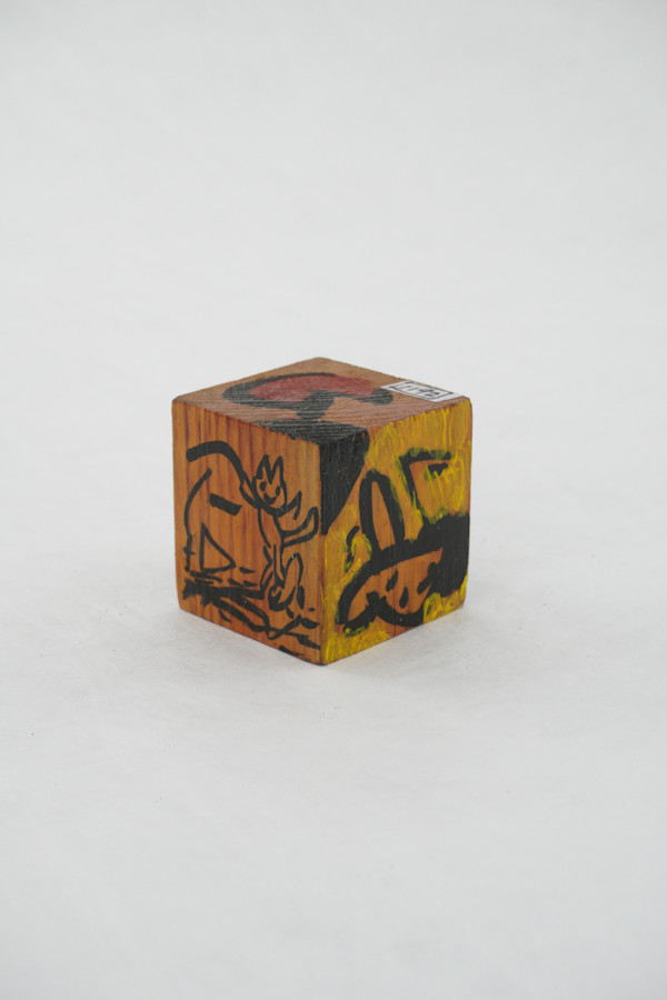 Hand Painted Wood Block by Rumiko "Rumi"  Tsuda Estate