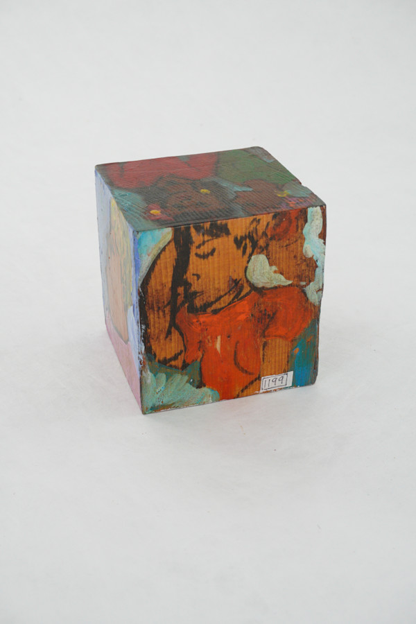 Hand Painted Wood Block by Rumiko "Rumi"  Tsuda Estate