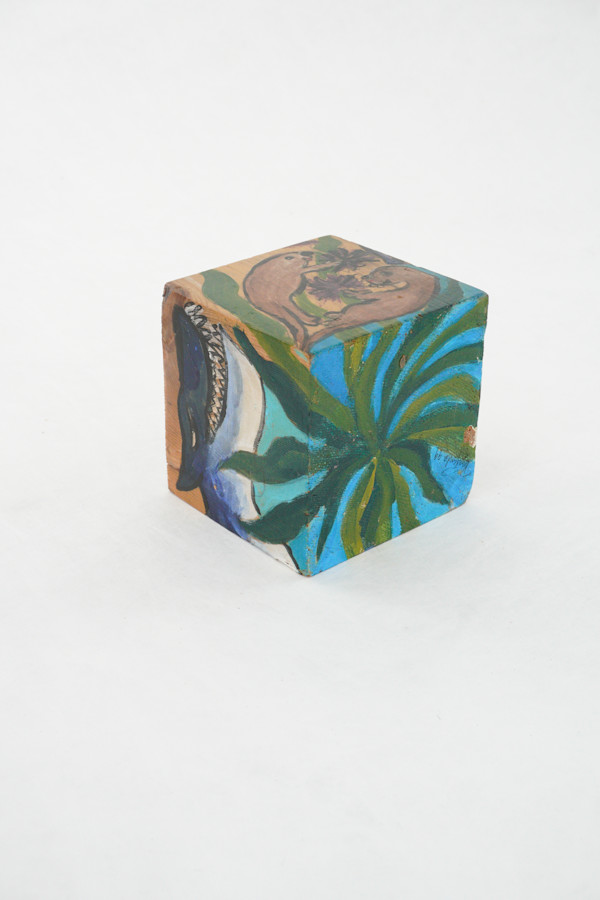 Hand Painted Wood Block by Rumiko "Rumi"  Tsuda Estate