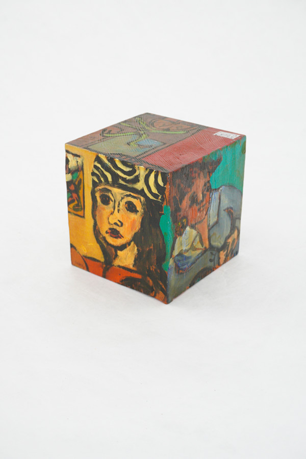 Hand Painted Wood Block by Rumiko "Rumi"  Tsuda Estate