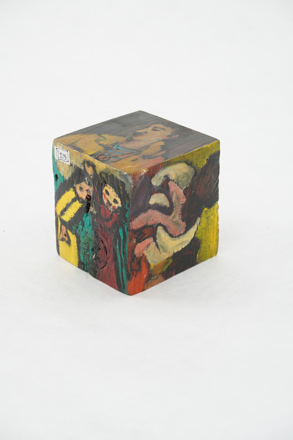 Hand Painted Wood Block by Rumiko "Rumi"  Tsuda Estate