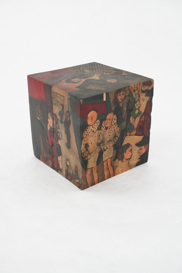 Hand Painted Wood Block by Rumiko "Rumi"  Tsuda Estate