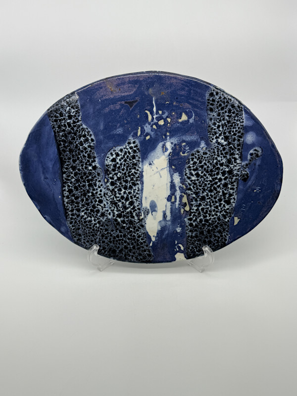 Blue Platter by Rumiko "Rumi"  Tsuda Estate