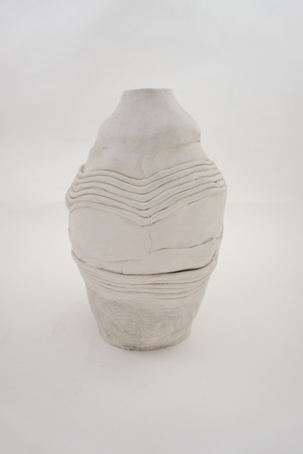 Clay Vase - Not fired by Rumiko "Rumi"  Tsuda Estate