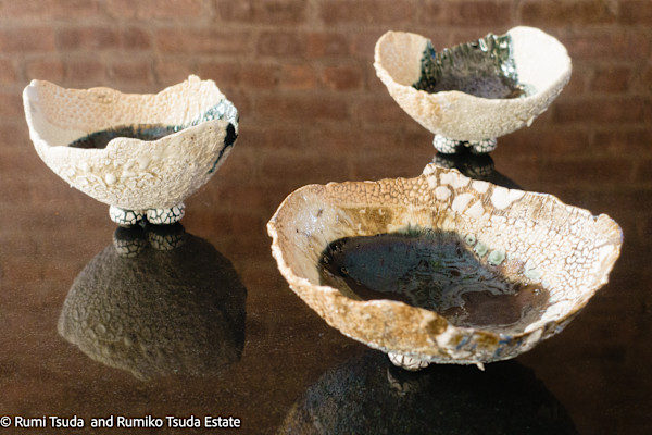 Mixed Clay Bowl, Large,  #17-84 by Rumi Tsuda