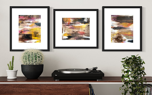Pensive Terrain (A Triptych) by Cheri Carandanis