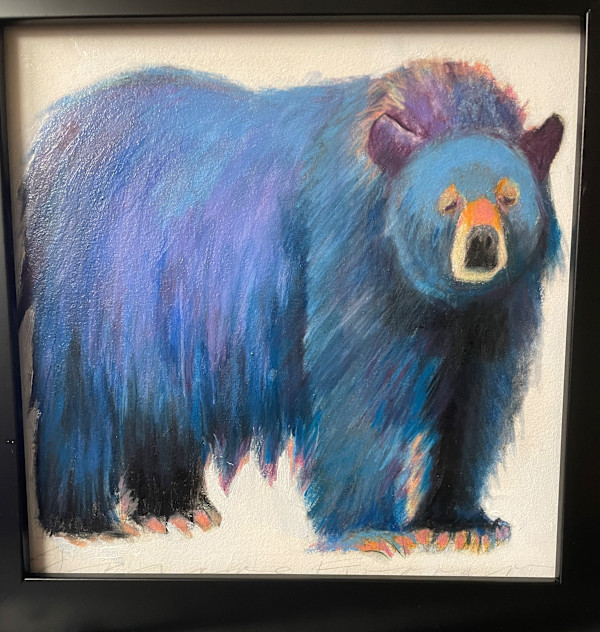 Sleepy eyed bear by Jeanne Goodman