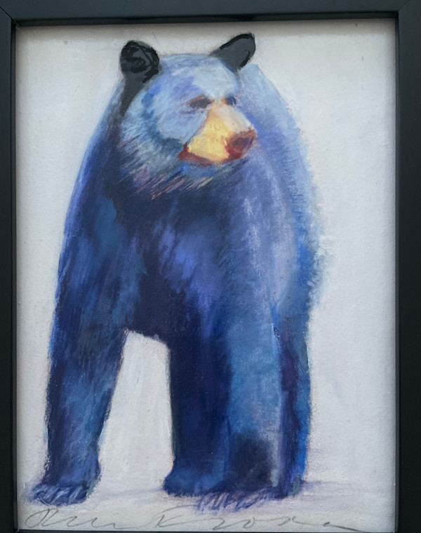 Blue Bear standing by Jeanne Goodman, Image 1.