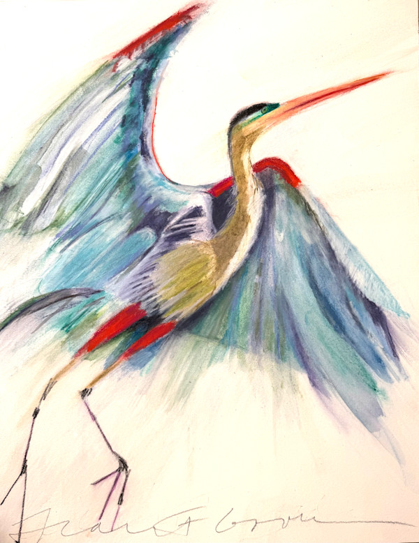 Heron Ascending in Flight by Jeanne Goodman, Image 1.