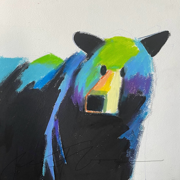 Bear Looking Left by Jeanne Goodman