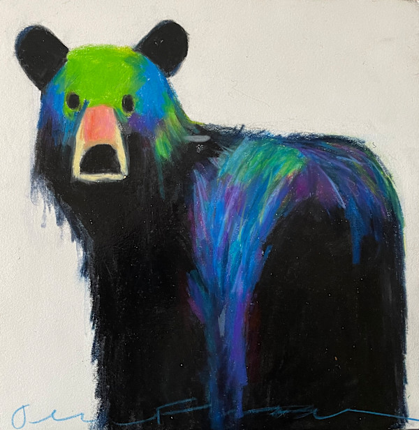 Colorful bear by Jeanne Goodman, Image 1.