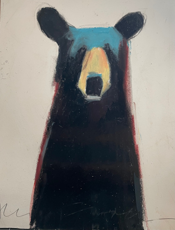 Red Edged Tall Bear by Jeanne Goodman, Image 1.