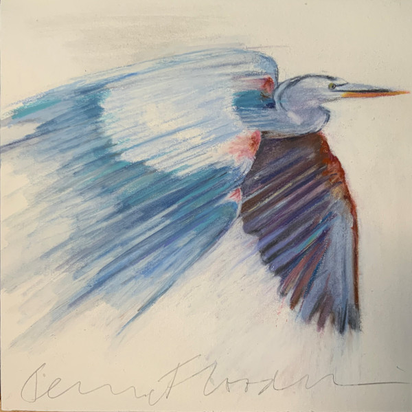 Heron in Flight by Jeanne Goodman, Image 1.