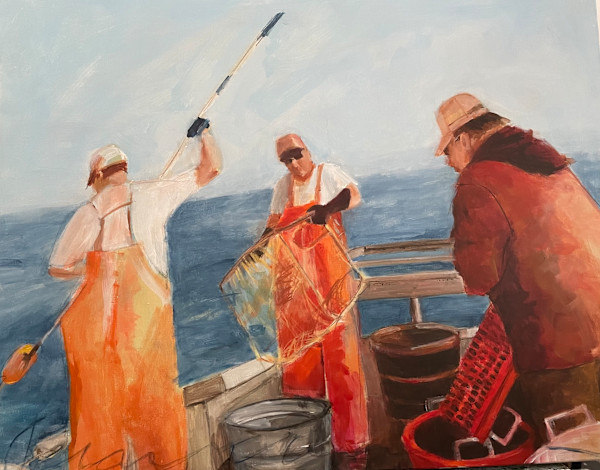 Fishing with nets by Jeanne Goodman