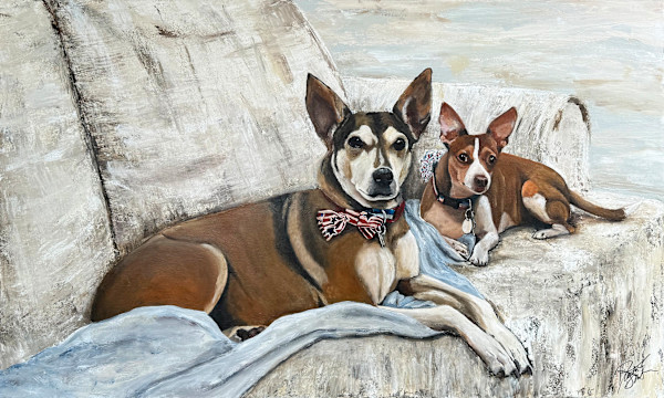 "Shifu and Muggs" by Dawn South