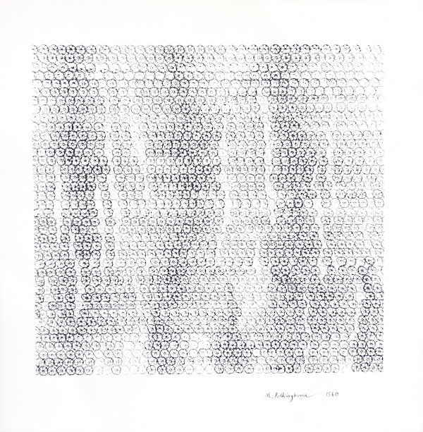 Mangroves, 1,560 lotus impressions by Morrison Polkinghorne, Image 1.
