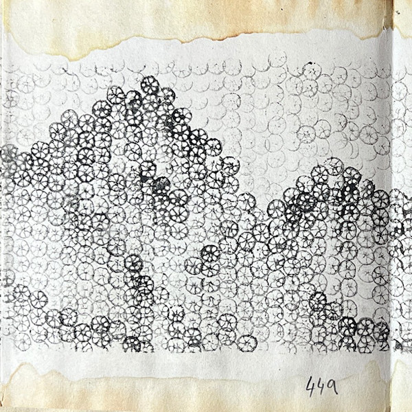 Shan Shui Book #4 with 9312 lotus impressions by Morrison Polkinghorne, Image 2.
