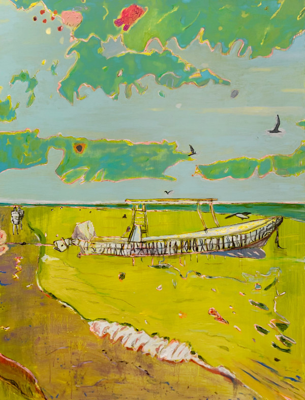 Empty & Moored Till The Sea Turns To Cloud by John Paul Kesling