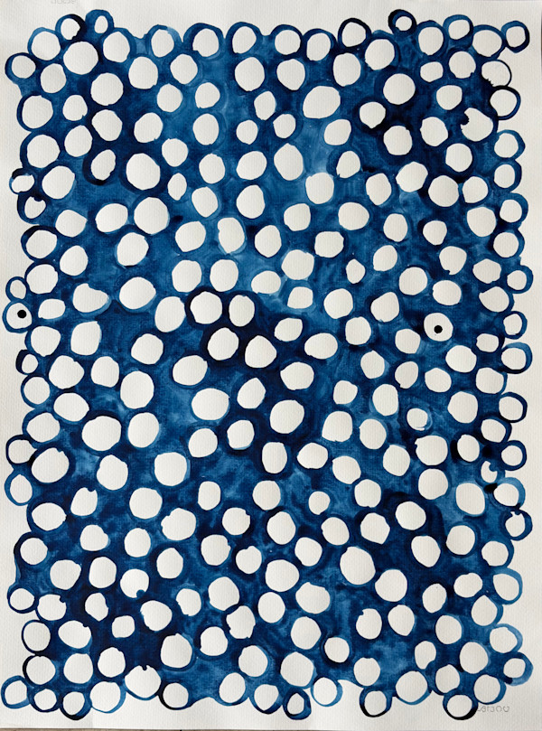 Blue Circles by Andrea Bijou