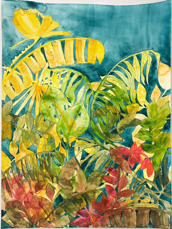 Yellow Palms by Andrea Bijou, Image 1.
