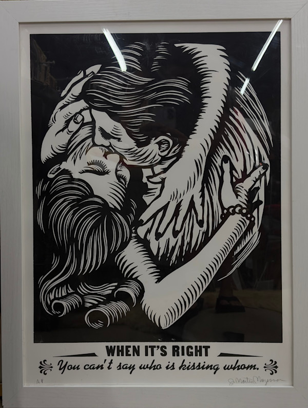 When its right you cant say who is kissing who by Martin Mazorra, Image 1.
