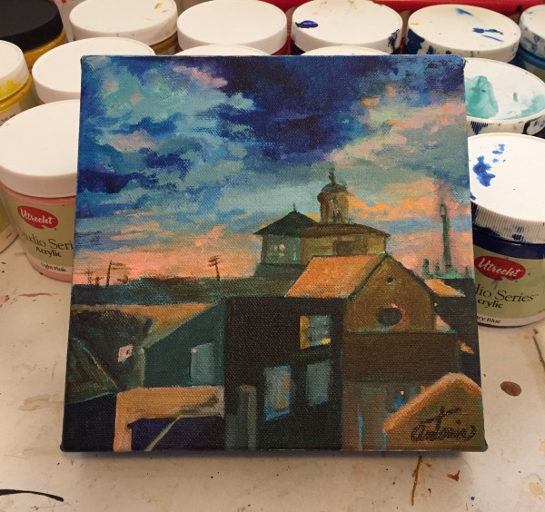Blue Sky in Civita by Antonia Ruppert, Image 1.