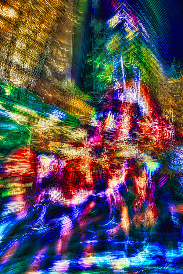 Times Square Confusion by David Hathaway