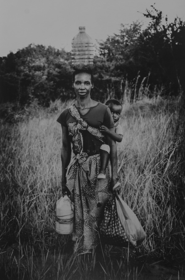 Fetching Water, Gumbane Village, Mozambique​ by Mark Lakin