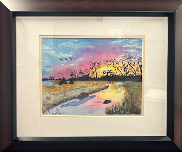 Sunrise Serenade of the Cranes Over the Platte River by Jennifer Insinger