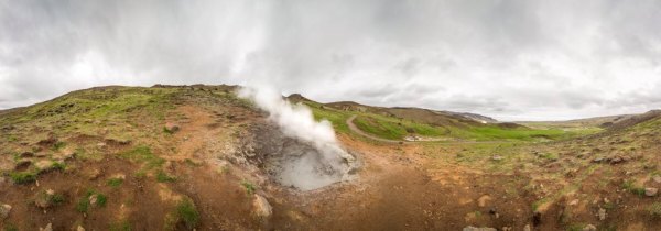 Valley Of Reykjadalur by Jim Butkus