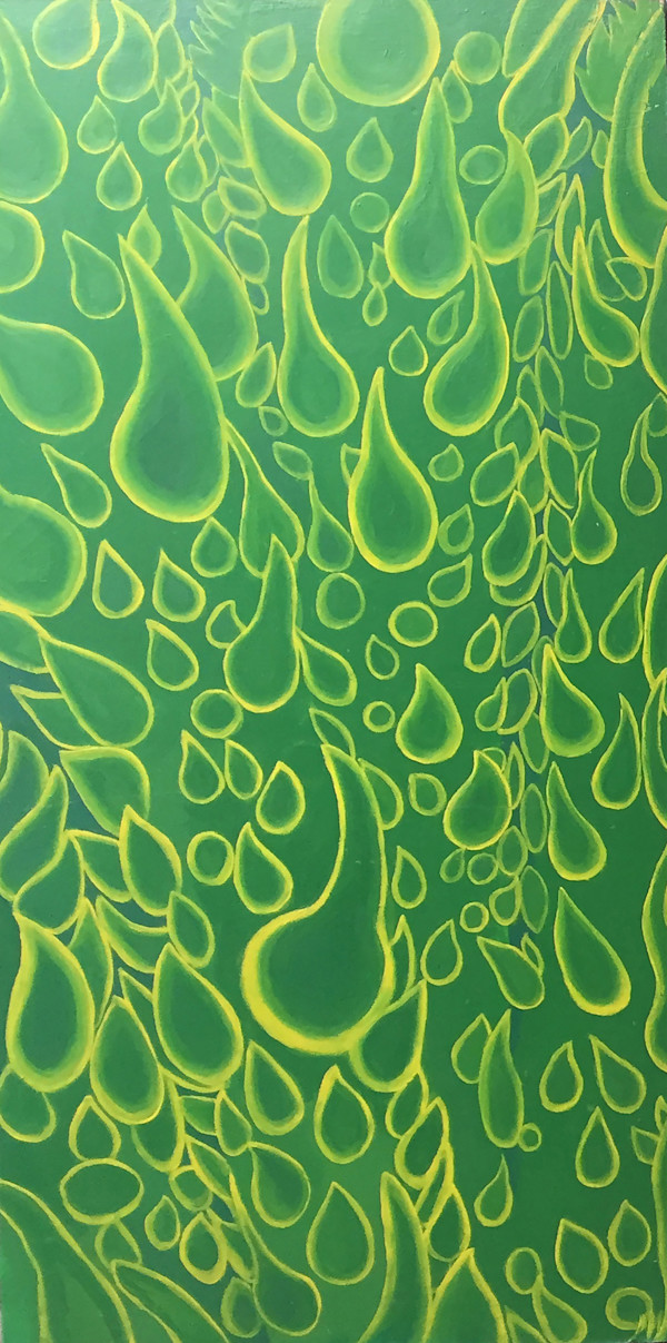 "Green Door" (Triptych Panel) by Nick Aquilino, Image 2.