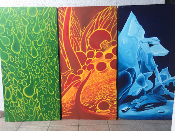 "Doorways" Tryptych by Nick Aquilino, Image 2.