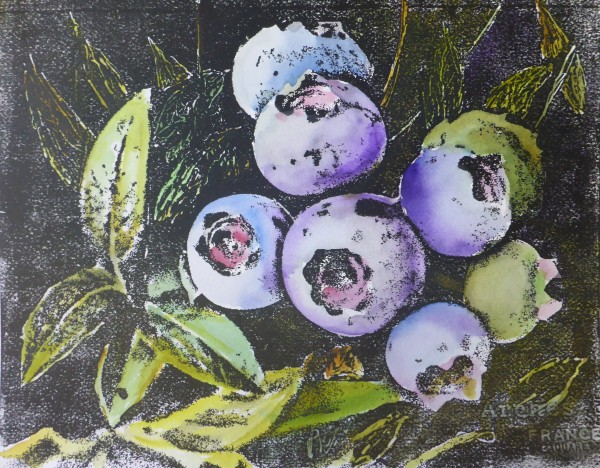 Blueberries by dennis gordon