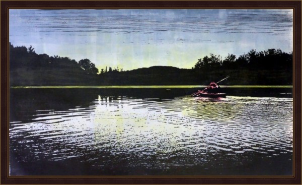 Kayaking by dennis gordon