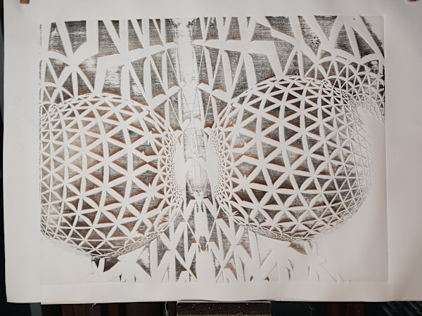 Global Expansion Embossing by dennis gordon