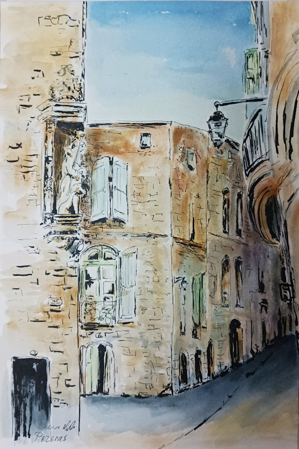 Pezenes, France by dennis gordon