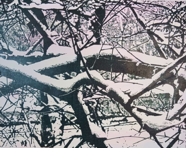 Snowy Branches by dennis gordon