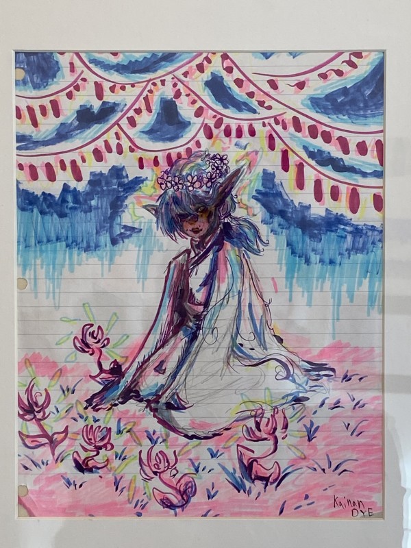 Ren in a Flower Field by Kainan Mun Dye