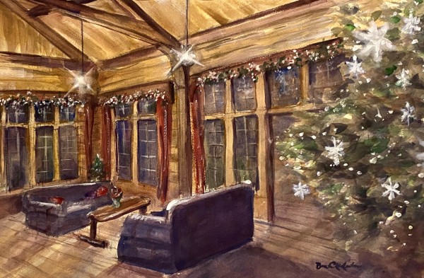 A Winter Lodge Holiday by Cheryl Ann Boc-Chidester