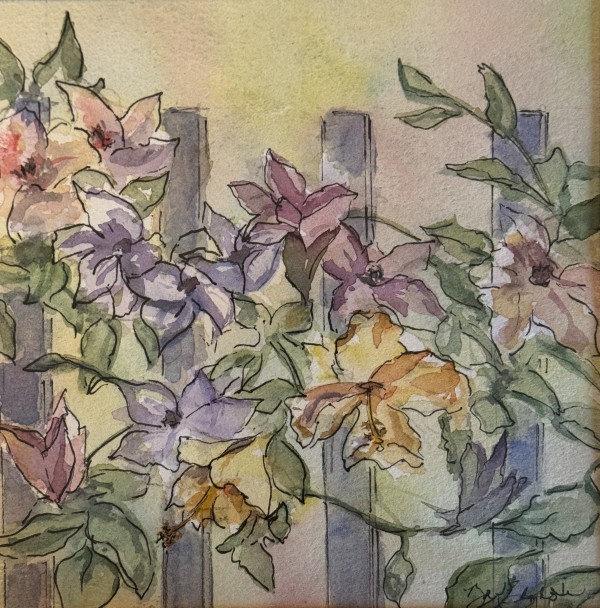 Floral Fence by Cheryl Boc-Chidester